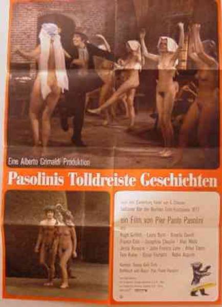 Pasolinis tolldreiste Geschichten originales deutsches Filmplakat