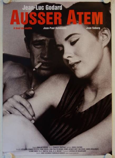 A Bout de Souffle - Breathless re-release german movie poster