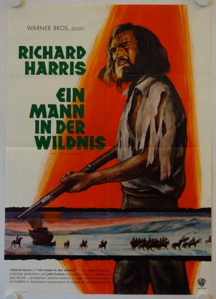 A Man in the Wilderness original release german movie poster