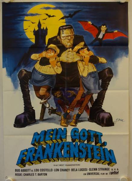 Mein Gott Frankenstein originales deutsches Filmplakat