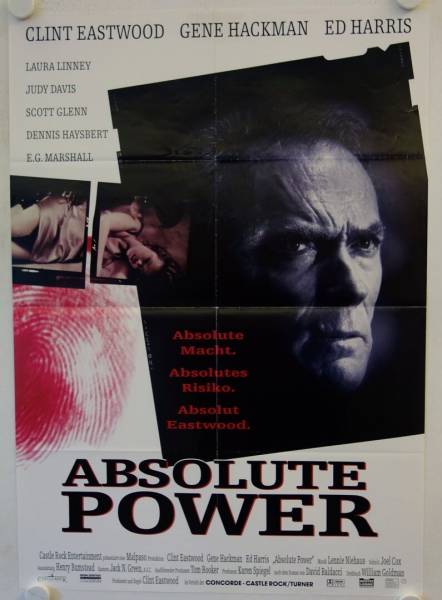 Absolute Power original release german movie poster