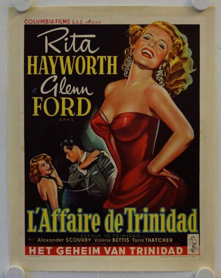 Affäre in Trinidad originales Filmplakat aus Belgien