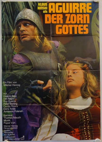 Aguirre Wrath of God original release german movie poster