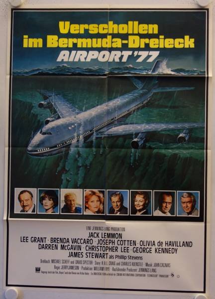 Airport 77 - Verschollen im Bermuda-Dreieck originales deutsches Filmplakat