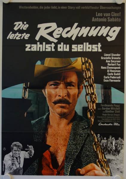 Die letzte Rechnung zahlst du selbst originales deutsches Filmplakat