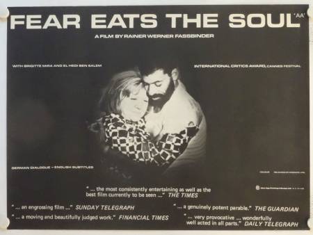 Ali - Fear eats Soul original release British Quad movie poster