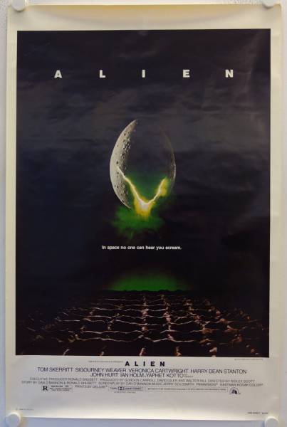 Alien original release US Onesheet movie poster