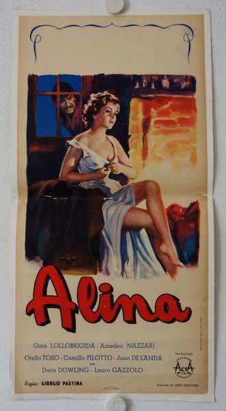 Alina original release italian locandina movie poster