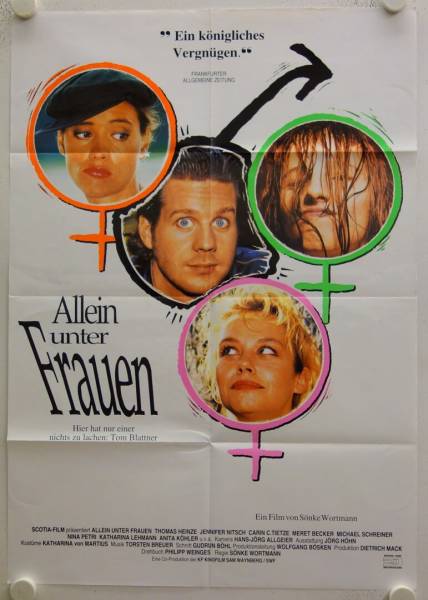 Alone Among Women original release german movie poster