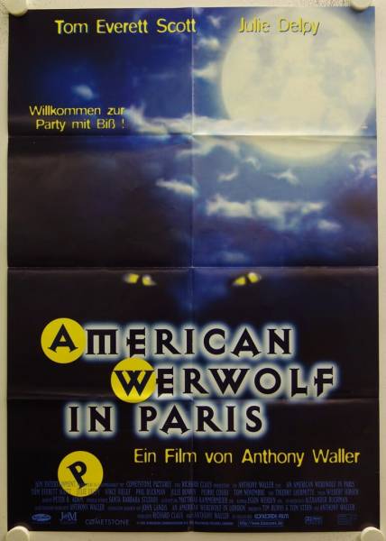 American Werewolf in Paris originales deutsches Filmplakat