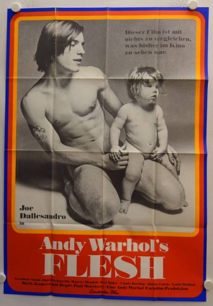 Andy Warhol's Flesh originales deutsches A0 Filmplakat