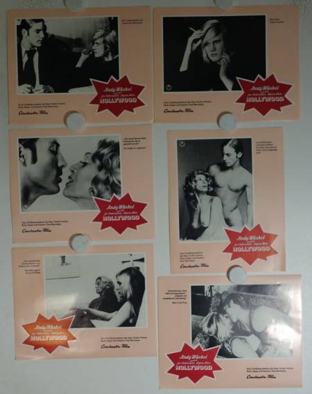 Andy Warhols Heat original release german lobby card set