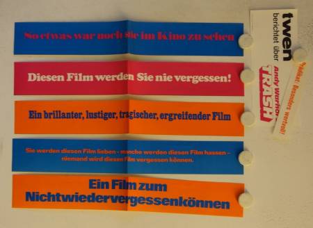 Trash originale deutsche Film-Banner (12)