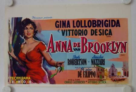 Anna von Brooklyn originales belgisches Filmplakat