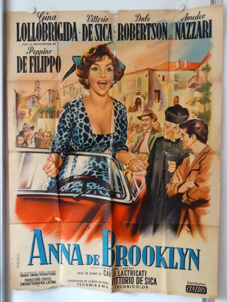 Anna von Brooklyn originales Filmplakat aus Frankreich