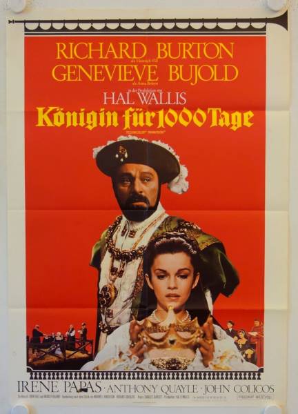 Anne of the Thousand Days original release german movie poster