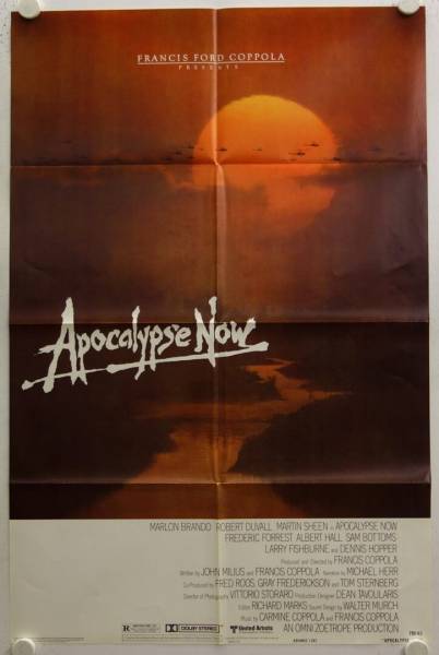 Apocalypse Now original release US Advance Onesheet movie poster