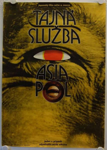 Asiapol Secret Service original release czech movie poster