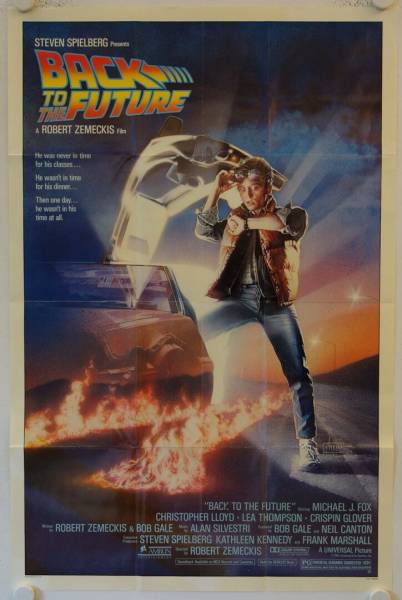 Back to the Future original release US Onesheet movie poster