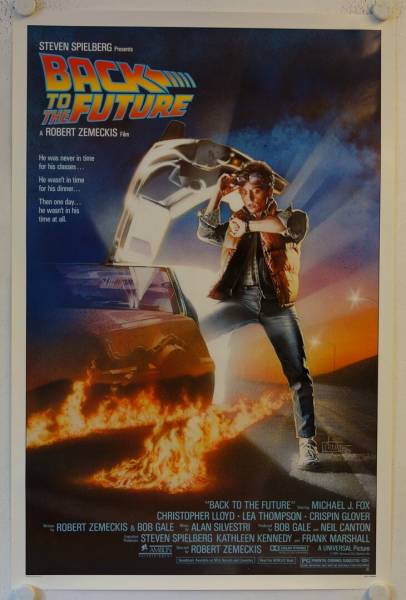 Back to the Future original release US Onesheet movie poster