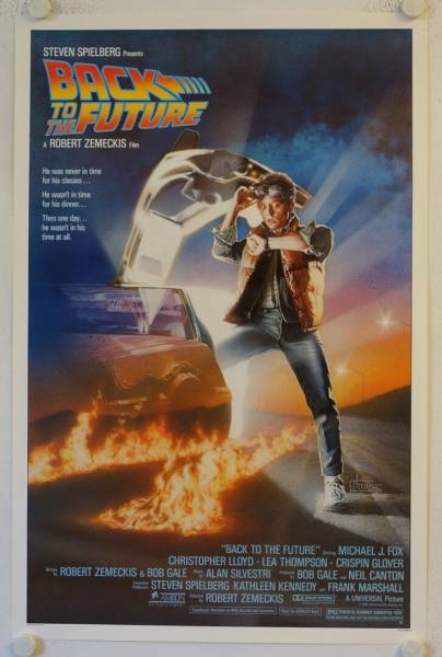 Back to the Future original release US Onesheet movie poster