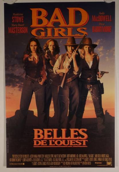 Bad Girls original release belgian movie poster