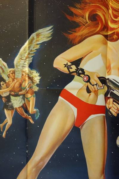 Barbarella original release large italian movie poster