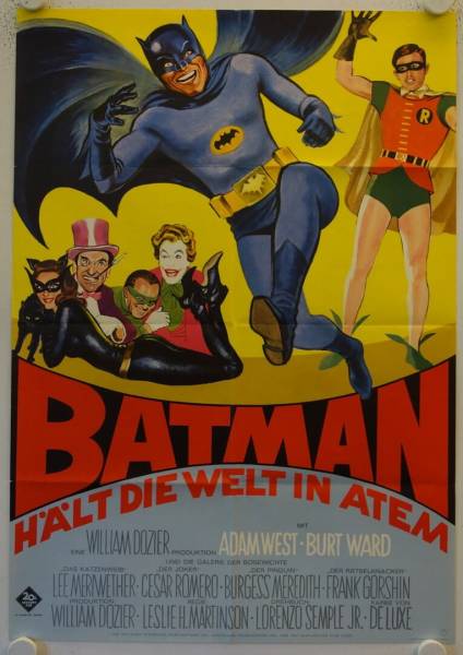 Batman hält die Welt in Atem originales deutsches Filmplakat