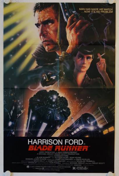 Bladerunner originales US Onesheet Filmplakat