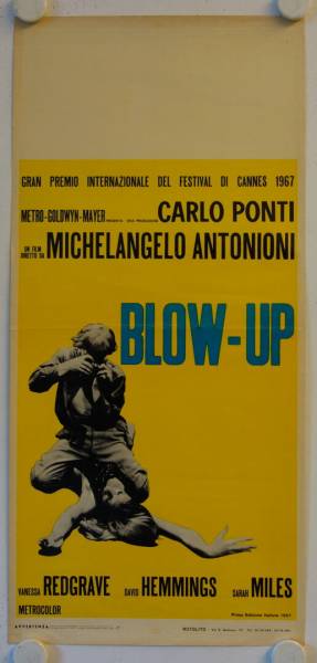 Blow-Up original release italian locandina movie poster