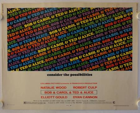 Bob & Carol & Ted & Alice original release US halfsheet movie poster