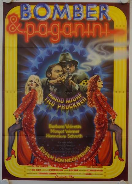 Bomber und Paganini original release german movie poster