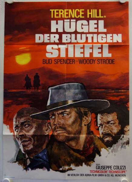 Hügel der blutigen Stiefel originales deutsches Filmplakat