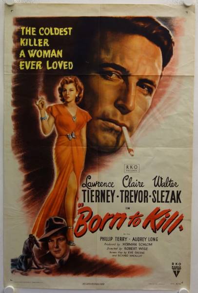 Born to Kill original release US Onesheet movie poster