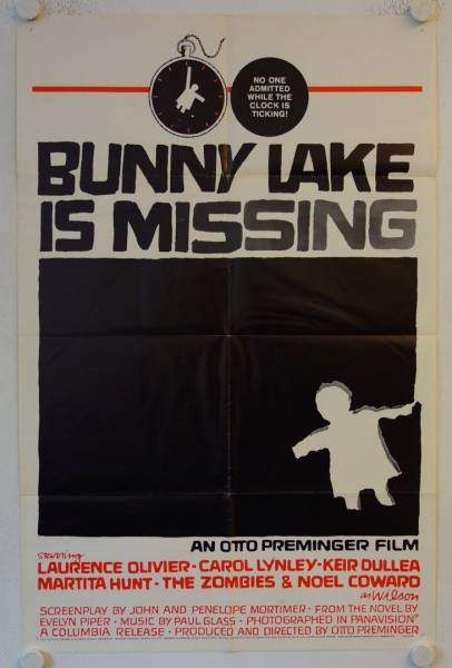 Bunny Lake ist verschwunden originales US Onesheet Filmplakat