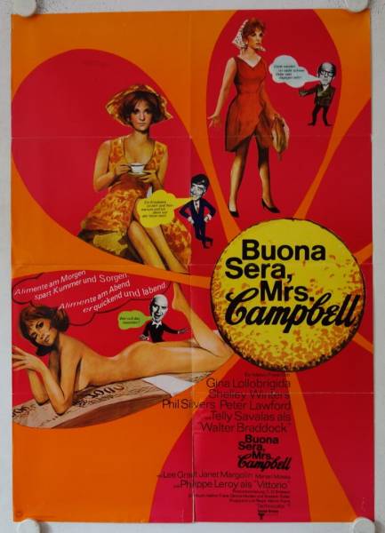 Buona Sera, Mrs. Campbell original release german movie poster