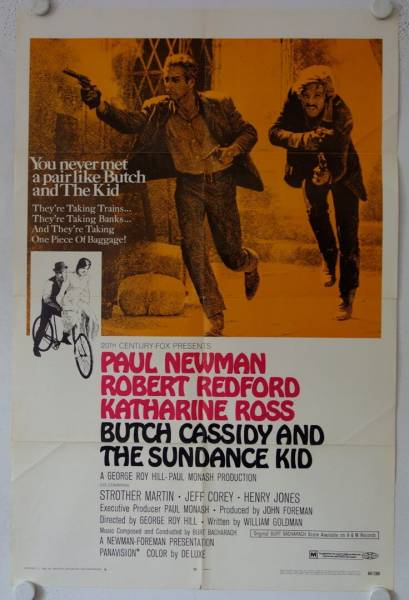 Butch Cassidy und Sundance Kid originales US Filmplakat