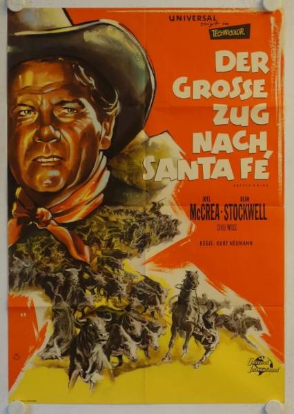 Der grosse Zug nach Santa Fé originales deutsches Filmplakat