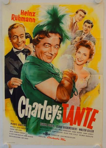 Charley's Tante original release german movie poster