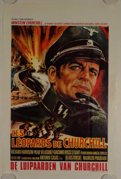 Geheimcode Leopard originales Filmplakat aus Belgien