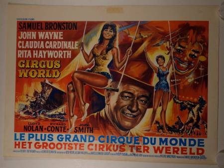 Circus World original release belgian movie poster