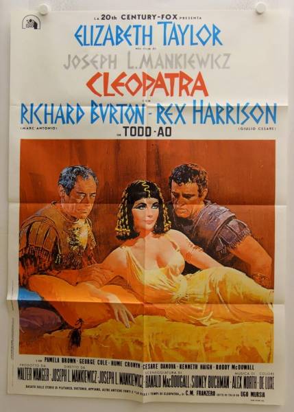 Cleopatra originales Filmplakat aus Italien