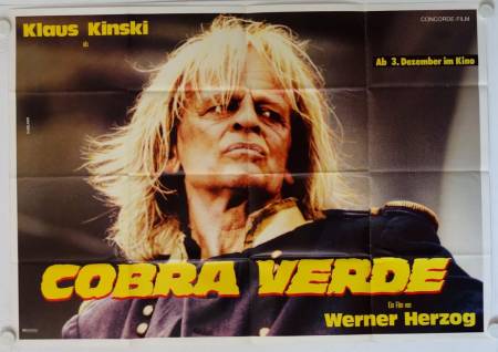 Cobra Verde originales deutsches A0-Filmplakat