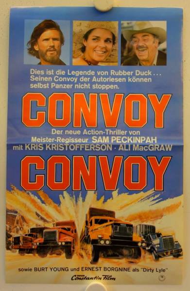 Convoy original release small german movie poster