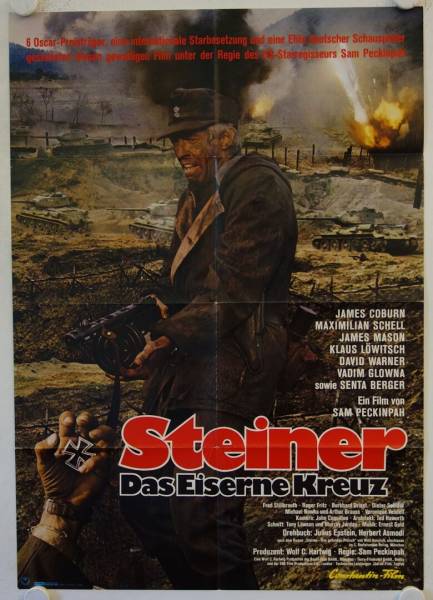 Cross of Iron original release german movie poster