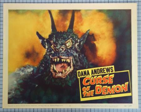 Curse of the Demon original release US Lobby Card