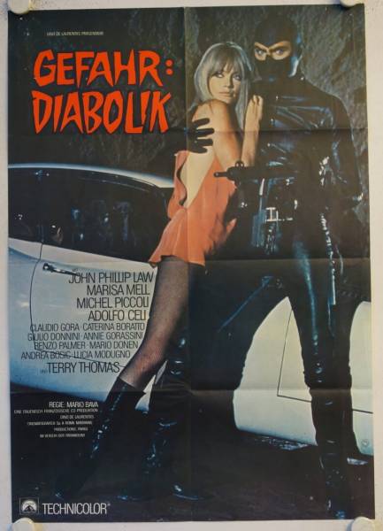 Danger: Diabolik original release german movie poster