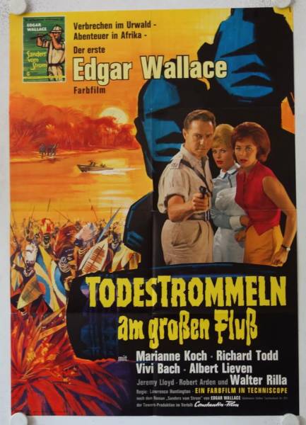 Death Drums along the River original release german movie poster