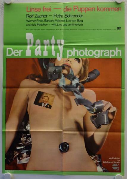Der Partyphotograph original release german movie poster