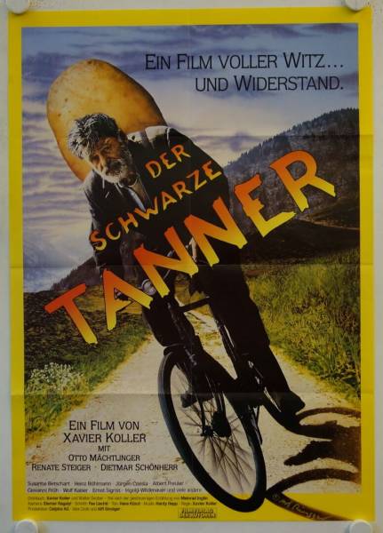 Der schwarze Tanner original release german movie poster